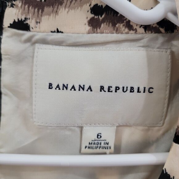 Banana Republic Womens Knee Length Dress Size 6 Silk Wool Blend Business Casual - Picture 8 of 8